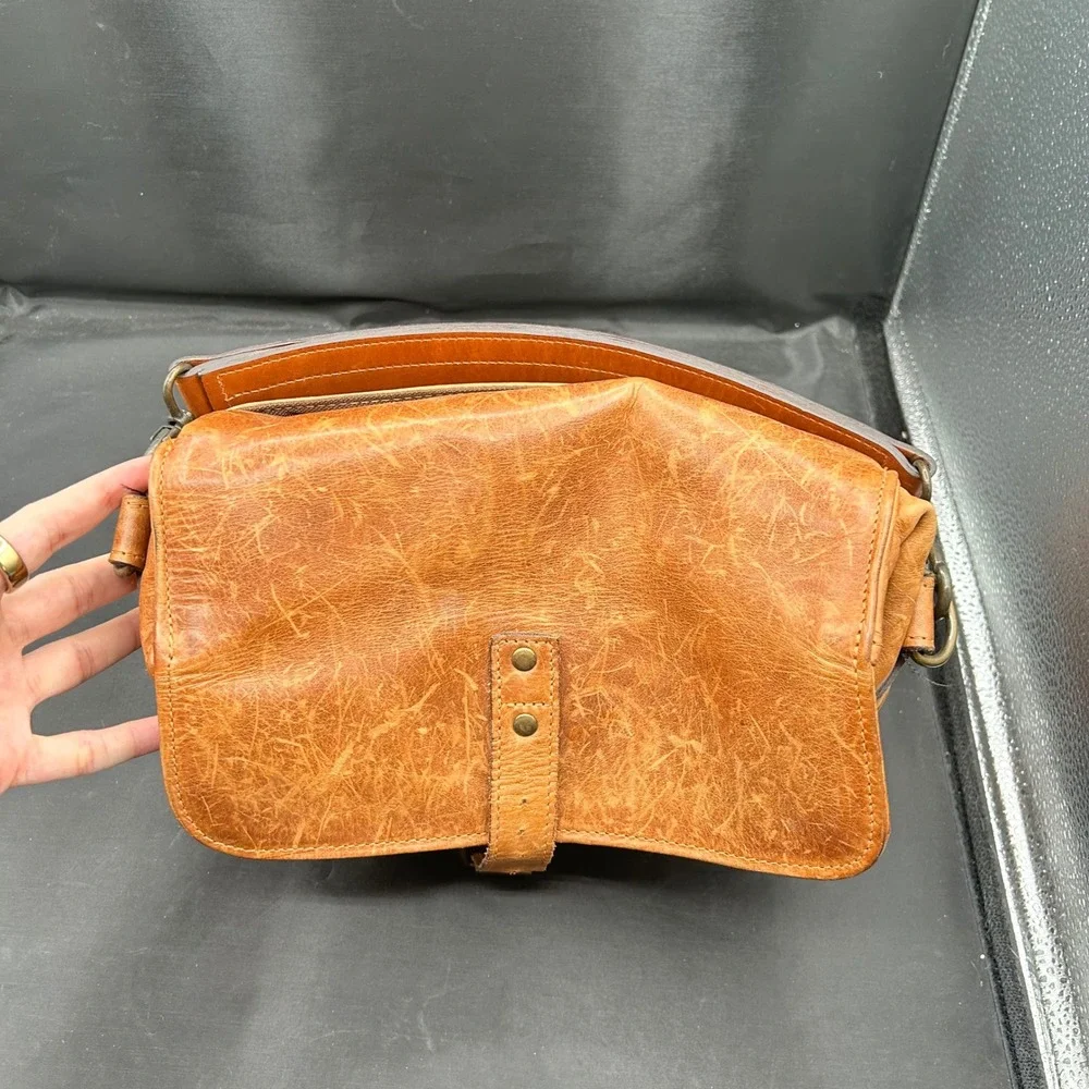 ONA The Bowery Leather Camera Bag Antique Cognac Messenger Shoulder Bag
